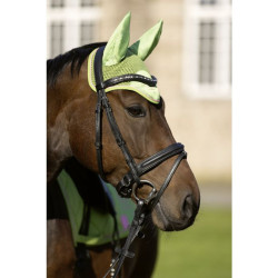 Bonnet anti-mouches Classic Polo HKM Vert pomme Bonnet anti-mouches Classic Polo HKM Vert pomme