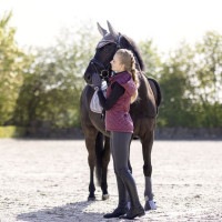 Bonnet anti-mouches Berry HKM Gris foncé Bonnet anti-mouches Berry HKM Gris foncé
