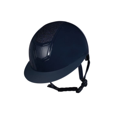 Casque Shiny Diamond HKM Bleu foncé