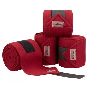 Bandes de polo LeMieux Luxury Bordeaux