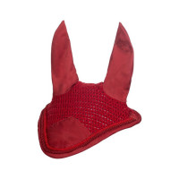 Bonnet anti-mouches Essentials HKM Rouge Bonnet anti-mouches Essentials HKM Rouge