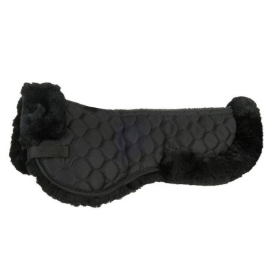 Amortisseur mouton véritable pour poney HKM Noir