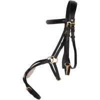 Bridon Mexican Style renforcé, mouton HKM Marron