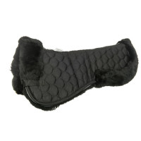 Amortisseur mouton véritable HKM Noir Amortisseur mouton véritable HKM Noir