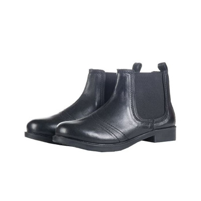 Boots enfants en cuir HKM Noir