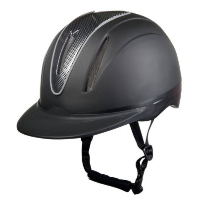 Casque Carbon Art HKM Noir mat