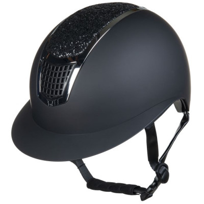 Casque Glamour Shield HKM Noir / argenté