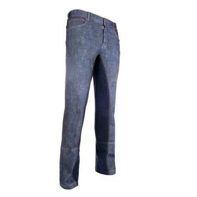 Pantalon homme jodhpur Texas new HKM Bleu foncé / bleu foncé