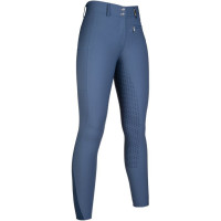 Pantalon Lea fond intégral en silicone HKM Bleu gris Pantalon Lea fond intégral en silicone HKM Bleu gris