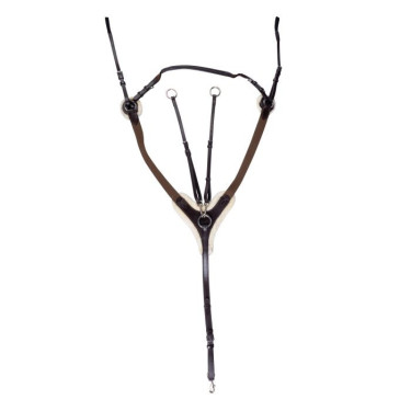 Collier de chasse Cambridge mouton synthétique HKM Collier de chasse Cambridge mouton synthétique HKM