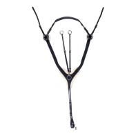 Collier de chasse Cambridge mouton synthétique HKM Noir Collier de chasse Cambridge mouton synthétique HKM Noir