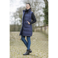 Doudoune longue sans manches Misty HKM Bleu foncé