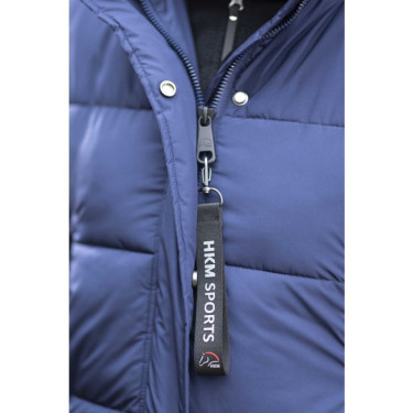 Doudoune longue sans manches Misty HKM Bleu foncé