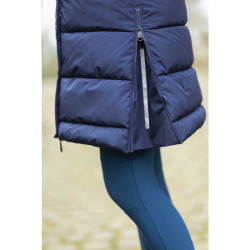 Doudoune longue sans manches Misty HKM Bleu foncé