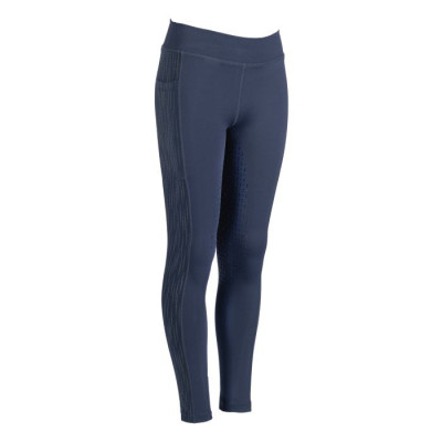 Legging Flow Reflective Kids fond intégral en s. HKM Bleu foncé