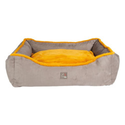 Lit pour chien Anam Cara Comfort HKM Taupe / doré jaune Gris