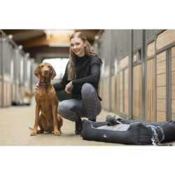 Lit pour chien Buddy Robust HKM Noir / gris