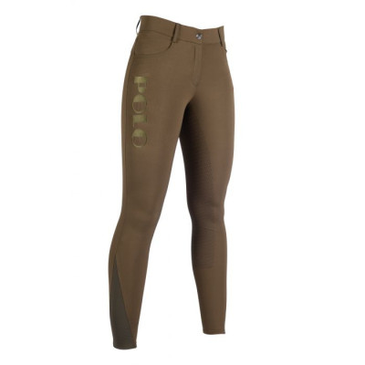 Pantalon Buenos Aires fond intégral en silicone HKM Vert olive