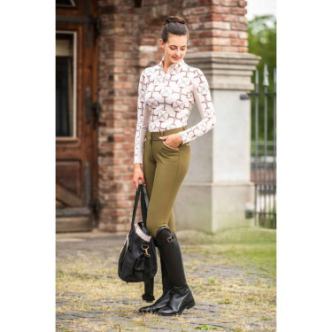 Pantalon Edinburgh fond intégral en silicone HKM Pantalon Edinburgh fond intégral en silicone HKM