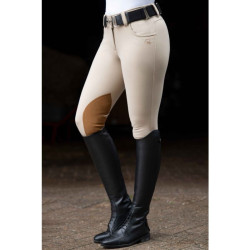 Pantalon Hunter basanes en Alos HKM Naturel foncé Beige Pantalon Hunter basanes en Alos HKM Naturel foncé Beige