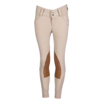 Pantalon Hunter Kids basanes en Alos HKM Naturel foncé