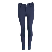 Pantalon Hunter Kids basanes en Alos HKM Bleu foncé