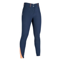 Pantalon Lyon fond intégral en silicone HKM Bleu foncé Pantalon Lyon fond intégral en silicone HKM Bleu foncé