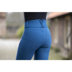 Pantalon Port Royal fond intégral en silicone HKM Bleu foncé Pantalon Port Royal fond intégral en silicone HKM Bleu foncé
