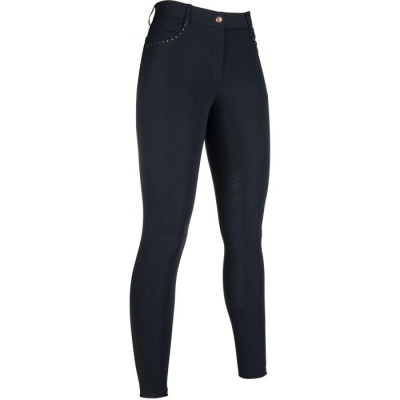 Pantalon Rosegold Glamour Style fond intégral en sil. HKM Noir / or rose