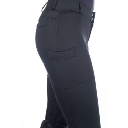 Pantalon Ruby fond intégral en silicone HKM Noir Pantalon Ruby fond intégral en silicone HKM Noir