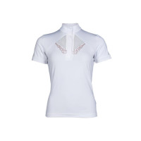 Polo de concours Kayla HKM Blanc