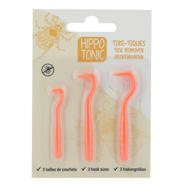 Set de 3 pinces à tiques Hippotonic Set de 3 pinces à tiques Hippotonic