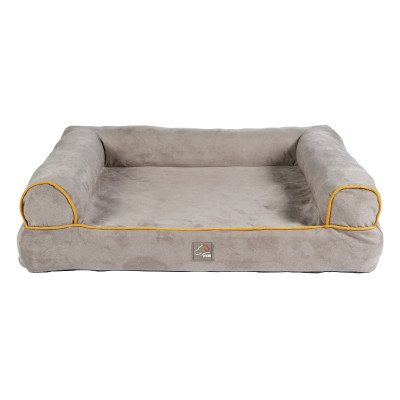 Canapé pour chien Anam Cara HKM Taupe / doré jaune