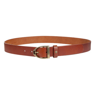 Ceinture en cuir Beth HKM Brandy Marron