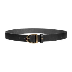 Ceinture en cuir Beth HKM Noir