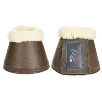 Cloches Comfort en immitation de cuir rembourré HKM Marron foncé