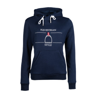 Hoody Equine Sports Style HKM Bleu foncé