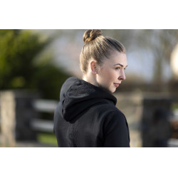 Hoody Equine Sports Style HKM Noir / or rose Hoody Equine Sports Style HKM Noir / or rose
