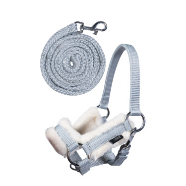 Licol et longe Hobby Horsing HKM Gris Licol et longe Hobby Horsing HKM Gris