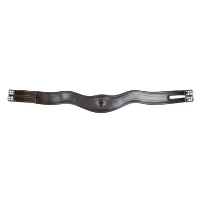 Sangle en cuir forme courbée HKM Marron