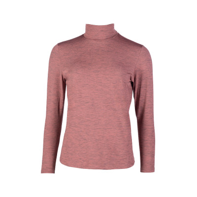 T-shirt manches longues col roulé Ruby HKM Rouille