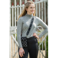 T-shirt manches longues col roulé Ruby HKM Gris