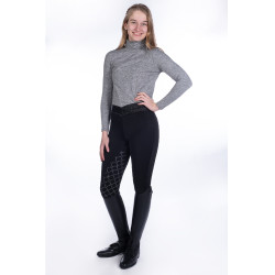 T-shirt manches longues col roulé Ruby HKM Gris