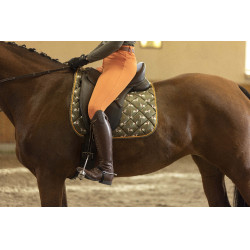 Tapis Allure Cheval HKM Vert olive Tapis Allure Cheval HKM Vert olive