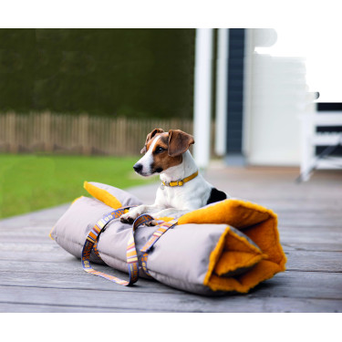 Tapis pour chien Anam Cara Travel HKM Taupe Marron Tapis pour chien Anam Cara Travel HKM Taupe Marron