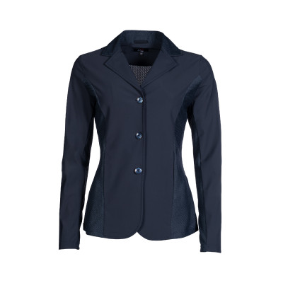 Veste de concours Hunter Woman Slim fit HKM Bleu foncé