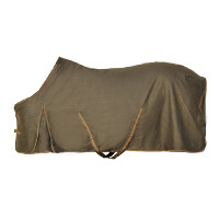 Couverture mi-saison Coton HKM Marron foncé Couverture mi-saison Coton HKM Marron foncé