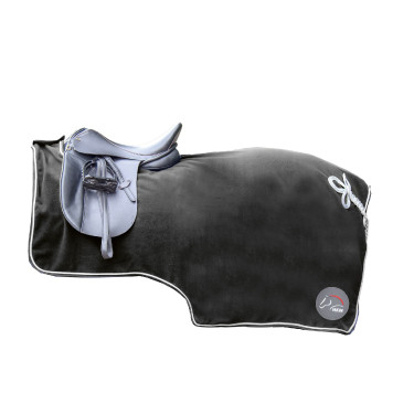 Couvre reins polaire HKM Noir Couvre reins polaire HKM Noir