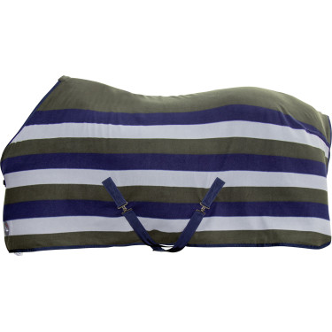 Couverture séchante Professional HKM Bleu foncé / gris pierre / vert olive Motifs