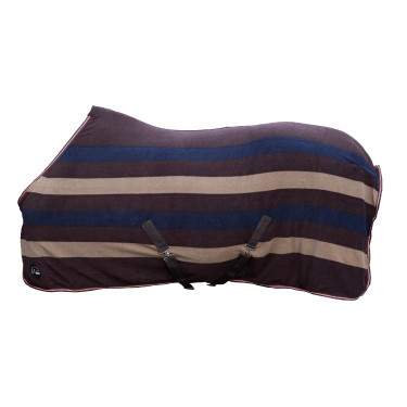 Couverture séchante Professional HKM Bleu foncé / sable / marron foncé